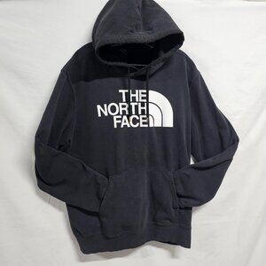 The North Face Mens Hoodie Size XL Black Distressed